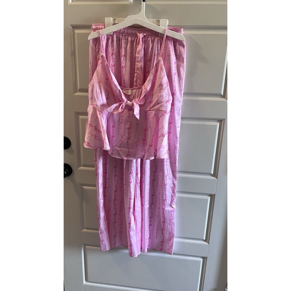 Rare raw Pj Set Pink Size Large - Picture 1 of 7